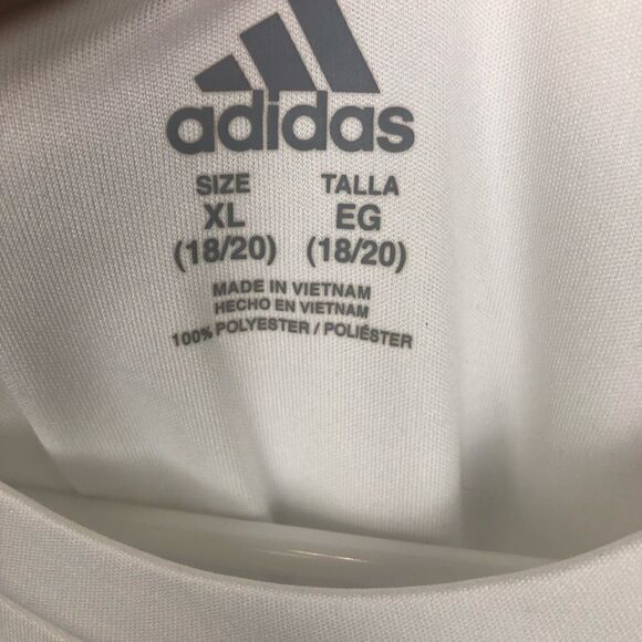 Adidas white athletic shirt - Picture 5 of 6